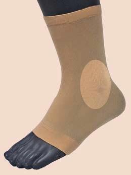 sortere offset eksplicit X-FOOT Silikone sokker (inside and outside)